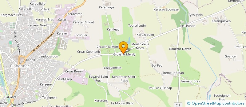 localisation de l'entreprise LUCKY BOX à PLABENNEC