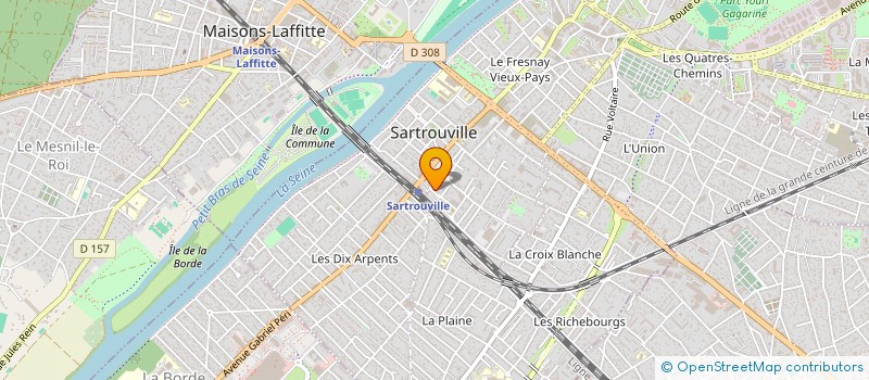 localisation de l'entreprise LUCKY COIFFURE SASU  SARTROUVILLE