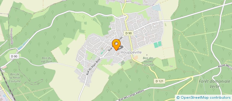 localisation de l'entreprise LUCKY COMP  HOUPPEVILLE