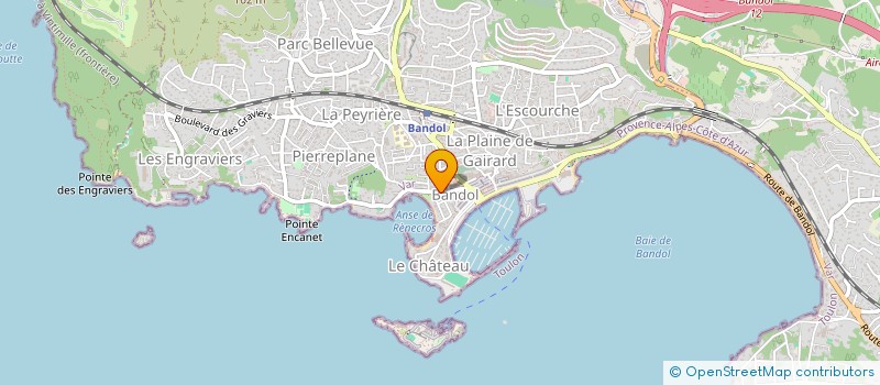 localisation de l'entreprise LUCKY FAM  BANDOL