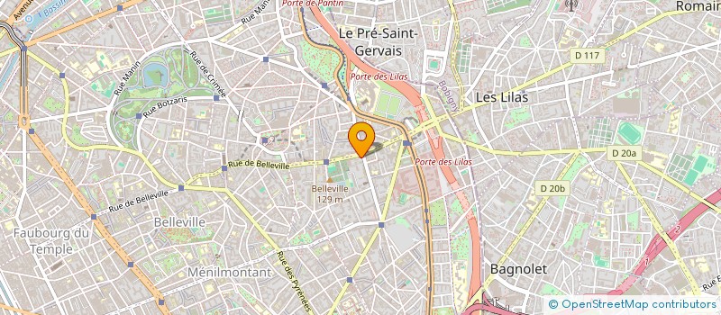 localisation de l'entreprise LUCKY LAVE à PARIS