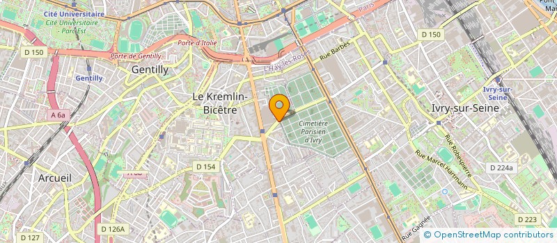 localisation de l'entreprise LUCKY LOSERS  LE KREMLIN-BICETRE