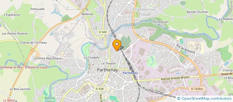 localisation de l'entreprise LUCKY MG  LE TALLUD