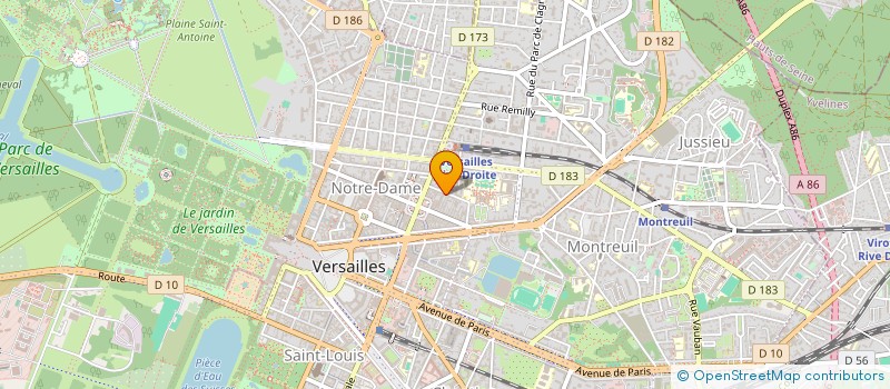 localisation de l'entreprise LUCKY-ONE à VERSAILLES