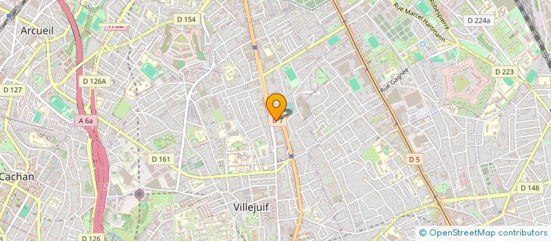 localisation de l'entreprise LUCKY PNEU  VILLEJUIF