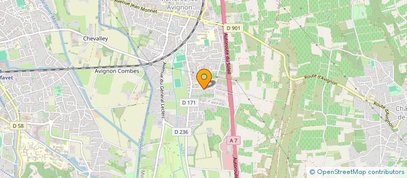 localisation de l'entreprise LUCKY SERVICES  MORIERES-LES-AVIGNON