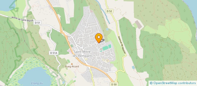 localisation de l'entreprise LUCKY UN  SAINT-MITRE-LES-REMPARTS