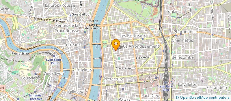 localisation de l'entreprise LUCKY VENDOME  LYON