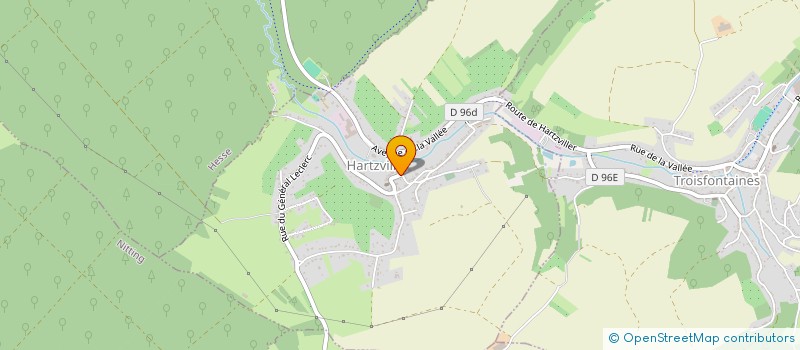 localisation de l'entreprise LUCKY VIRGINIA  HARTZVILLER