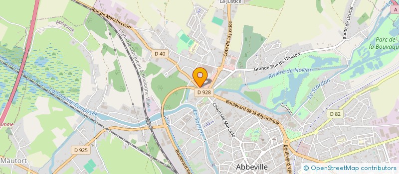 localisation de l'entreprise LUCKY WOK à ABBEVILLE