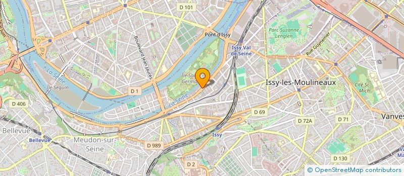 localisation de l'entreprise LUCKYLUX à ISSY-LES-MOULINEAUX