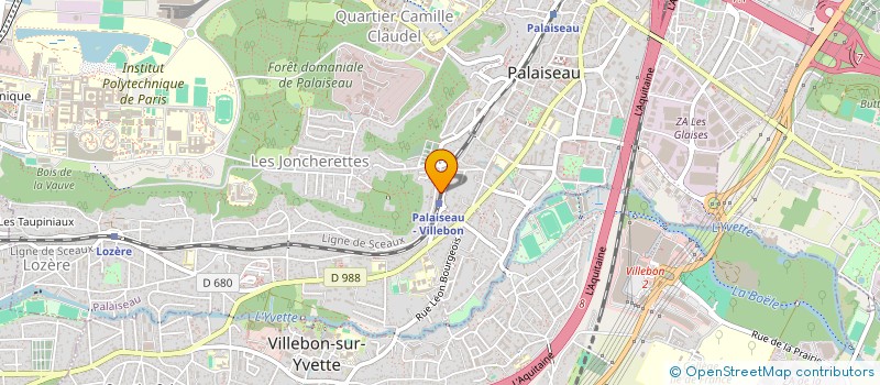 localisation de l'entreprise LUCKYNESS à PALAISEAU
