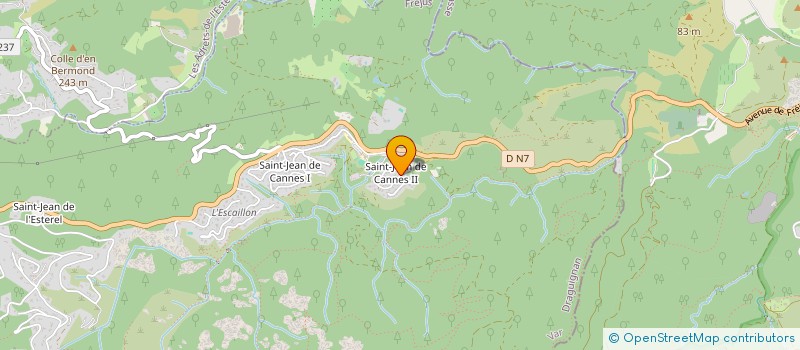 localisation de l'entreprise LUCLA à FREJUS