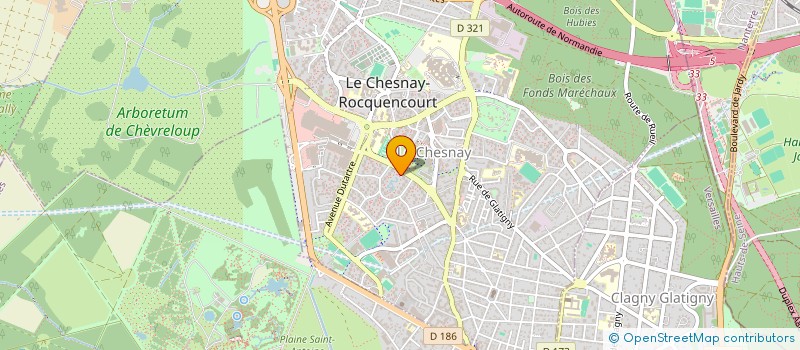 localisation de l'entreprise LUCLAMA  LE CHESNAY-ROCQUENCOURT