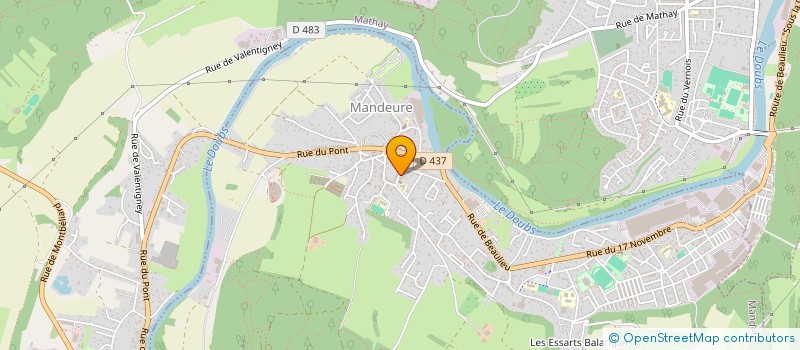 localisation de l'entreprise LUCLEM  MANDEURE