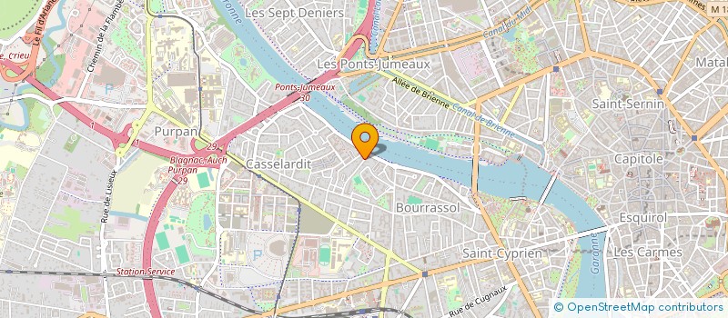 localisation de l'entreprise LUCLEOS à TOULOUSE
