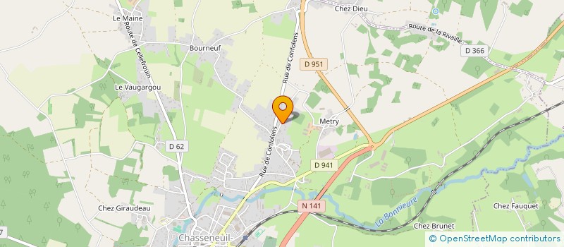 localisation de l'entreprise LUCLOQUENT  CHASSENEUIL-SUR-BONNIEURE