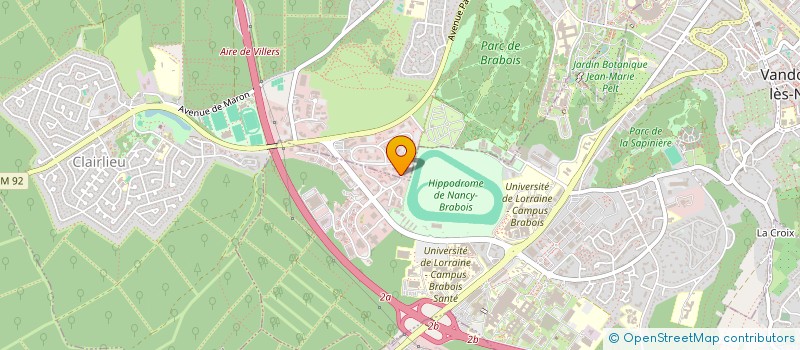 localisation de l'entreprise LUCO FLEURUS à VILLERS-LES-NANCY