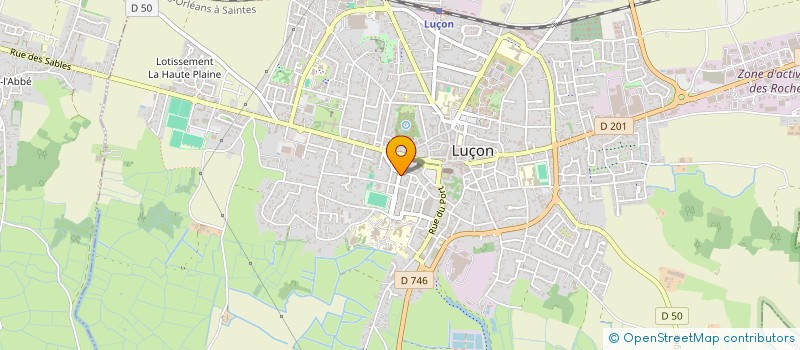 localisation de l'entreprise LUCON à LUCON