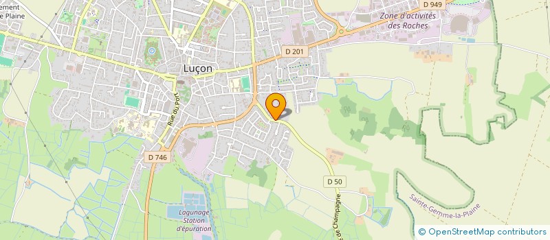 localisation de l'entreprise LUCON BOWLING CLUB  LUCON