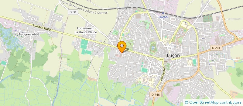 localisation de l'entreprise LUCON DISTRIBUTION à LUCON