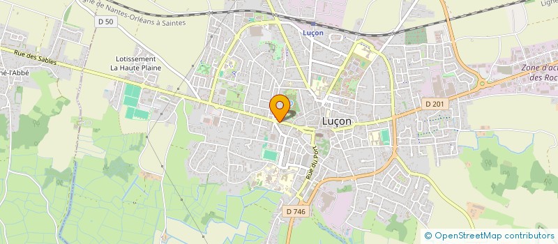 localisation de l'entreprise LUCON GYM SANTE DETENTE à LUCON
