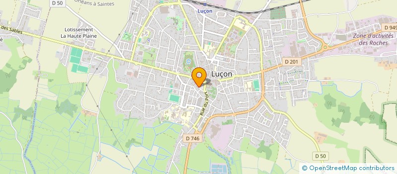 localisation de l'entreprise LUCON JOGGING NATURE  LUCON