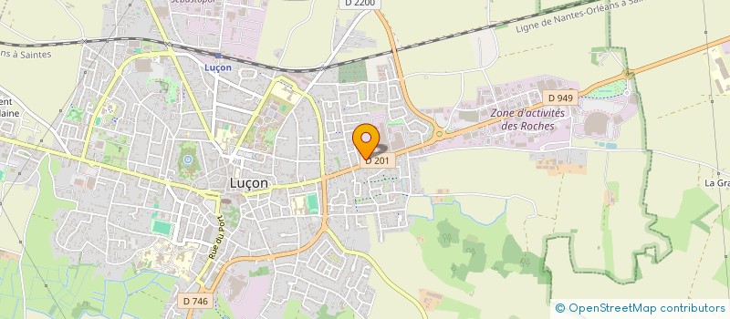 localisation de l'entreprise LUCON MMF à LUCON