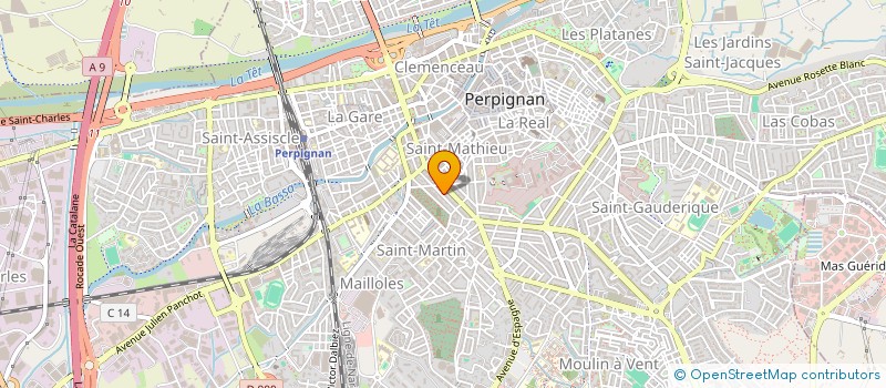 localisation de l'entreprise LUCOR  PERPIGNAN