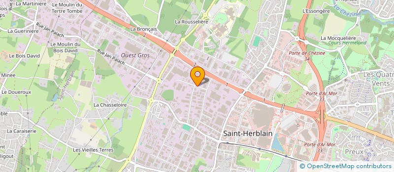 localisation de l'entreprise LUCOTTE-GOUIN à SAINT-HERBLAIN
