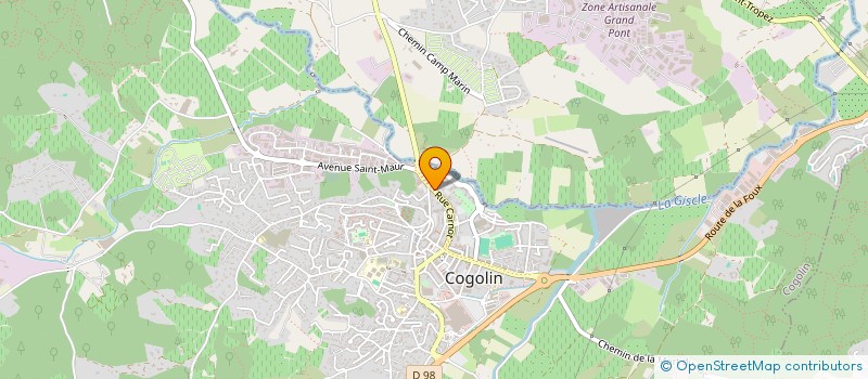 localisation de l'entreprise LUCQ INVEST  COGOLIN