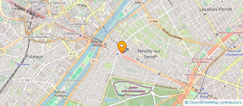 localisation de l'entreprise LUCRECE à NEUILLY-SUR-SEINE