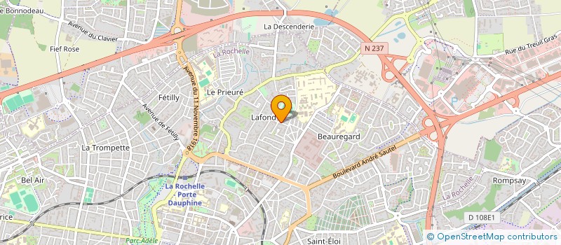 localisation de l'entreprise LUCRECE  LA ROCHELLE