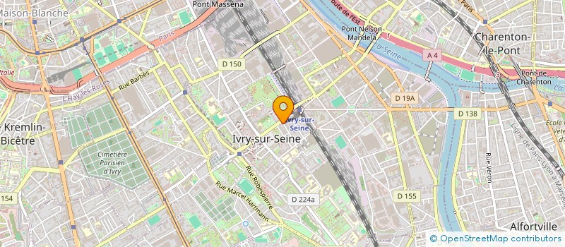 localisation de l'entreprise LUCRECE FILMS  IVRY-SUR-SEINE