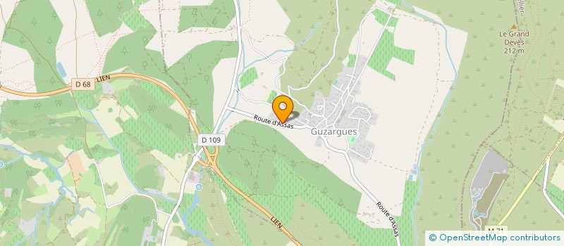 localisation de l'entreprise LUCRECIA  GUZARGUES