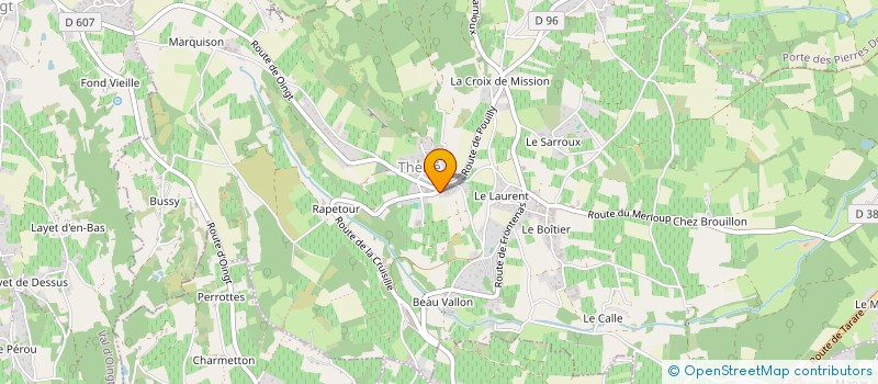 localisation de l'entreprise LUCRI  SAINT-CYR-AU-MONT-D'OR