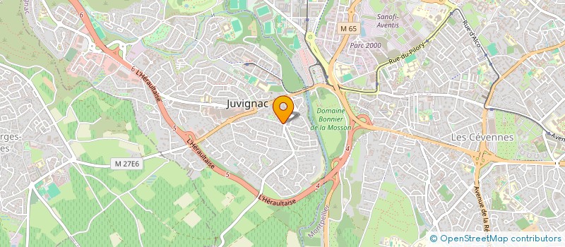 localisation de l'entreprise LUCSA  JUVIGNAC