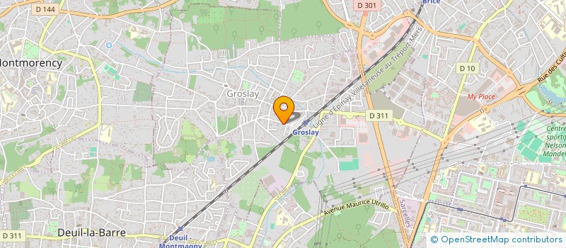 localisation de l'entreprise LUCTIE  GROSLAY