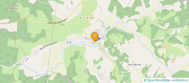 localisation de l'entreprise LUCUS TRAIL  LUCQ-DE-BEARN