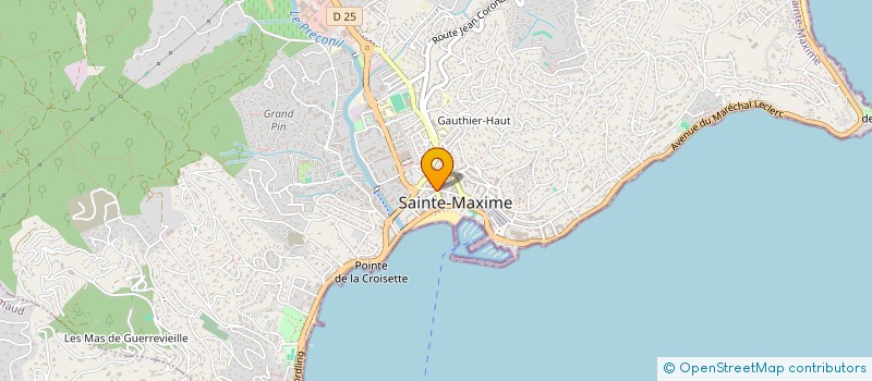 localisation de l'entreprise LUCY à SAINTE-MAXIME