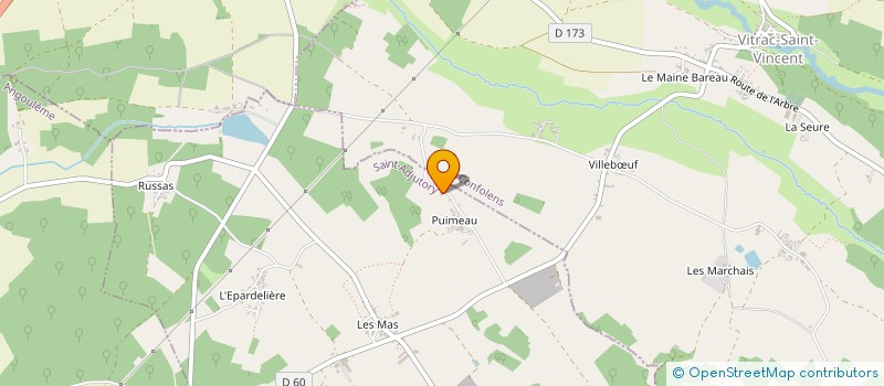 localisation de l'entreprise LUCY  SAINT-ADJUTORY