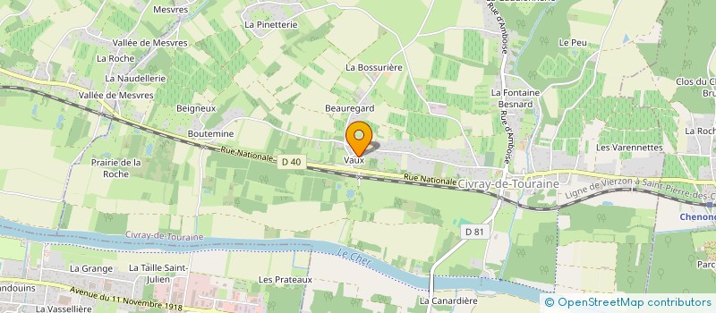 localisation de l'entreprise LUCY  CIVRAY-DE-TOURAINE