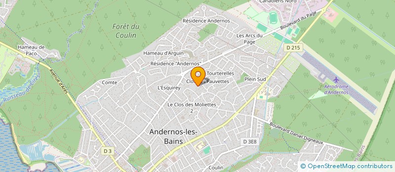 localisation de l'entreprise LUCY FAMILY à ANDERNOS-LES-BAINS