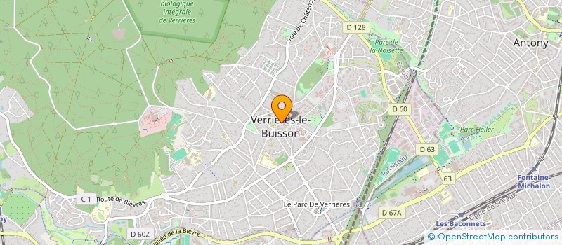 localisation de l'entreprise LUCY PRESSING à VERRIERES-LE-BUISSON