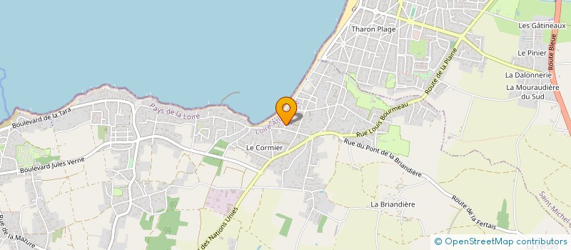 localisation de l'entreprise LUCYA à LA PLAINE-SUR-MER