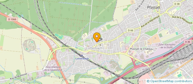 localisation de l'entreprise LUCYANE  LUTTERBACH