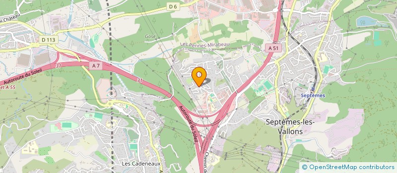 localisation de l'entreprise LUCYPAJE à SEPTEMES-LES-VALLONS