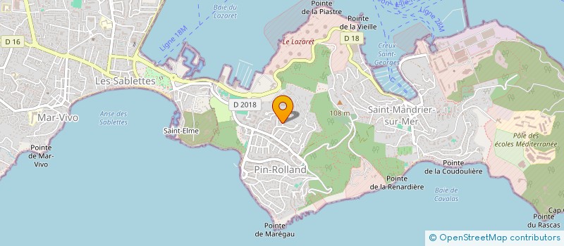 localisation de l'entreprise LUCYSD à SAINT-MANDRIER-SUR-MER