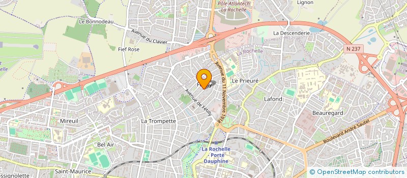 localisation de l'entreprise LUD'AMBUL  LA ROCHELLE