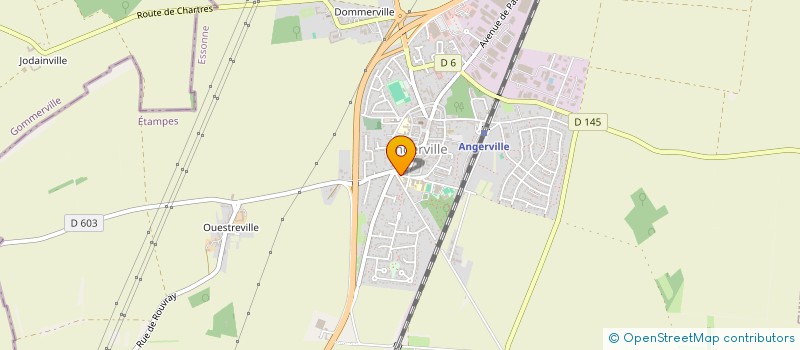 localisation de l'entreprise LUD'ATTITUDE  ANGERVILLE